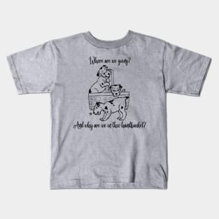 Handbasket - Puppies Kids T-Shirt